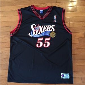 dikembe mutombo sixers jersey